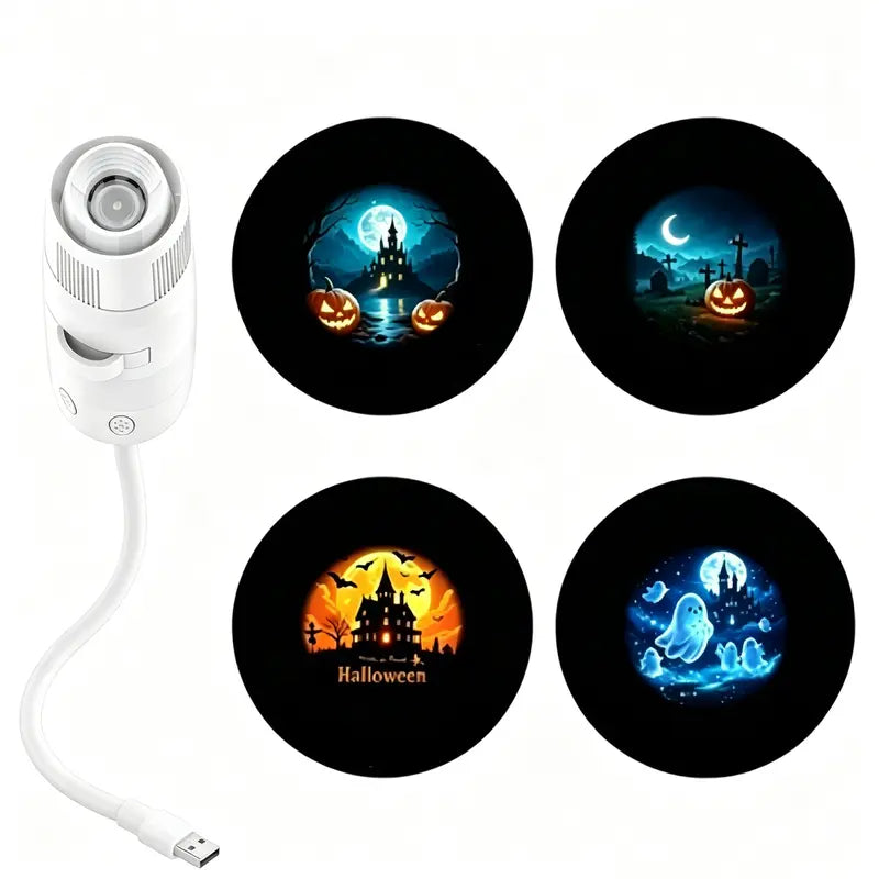 Afootry Adjustable Brightness Star Projector Night Light with 360° Rotating Projection for Room Decor - Ideal Gift for Birthdays, Holidays, and Parties
