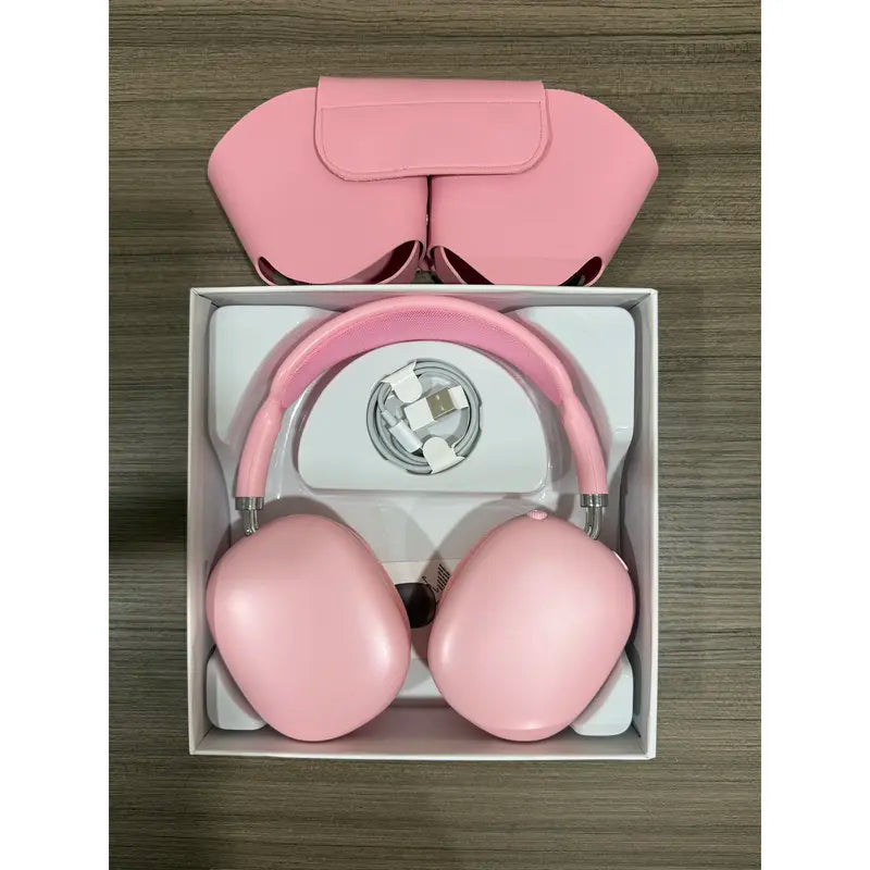 MAXPRO5 Wireless Over-Ear Headphones with Magnetic Removable Ear Pads, Stable Bluetooth Connectivity, Built-In Microphone for Calls, Comfortable Full-Size Design, Extended Playback Time for Gaming, Music, Travel, and Daily Use